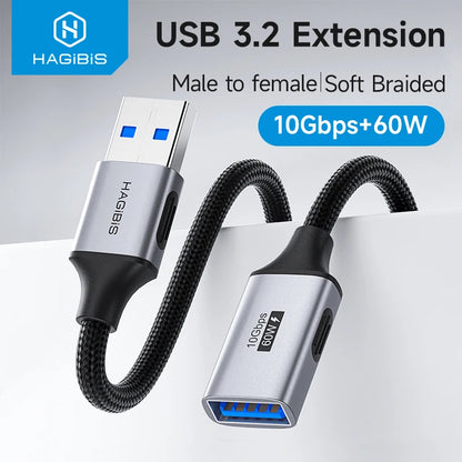 USB 3.2 Extension Cable USB A Male to Female