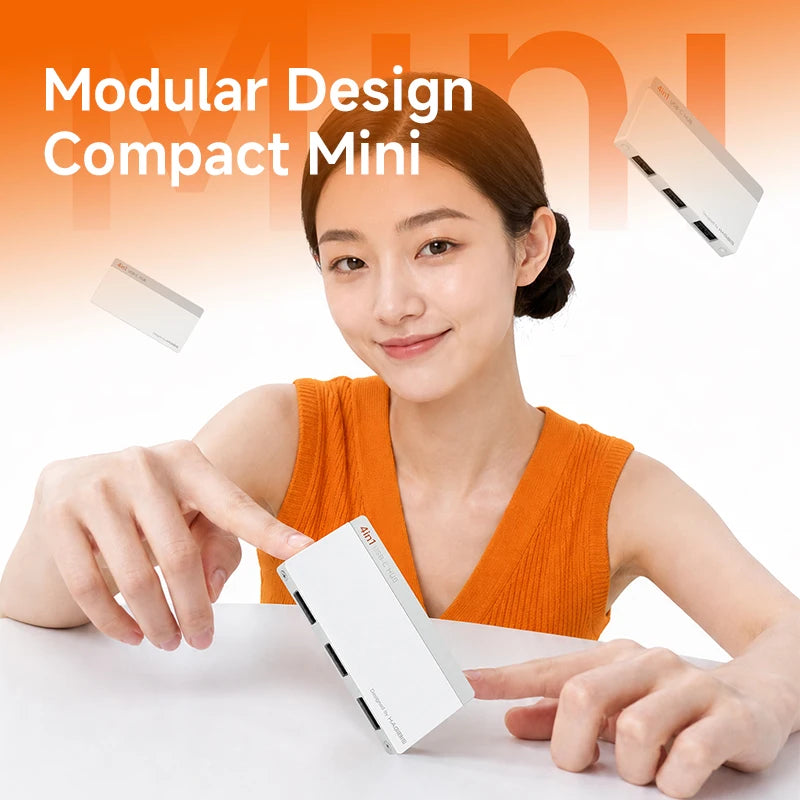 Hagibis Ultra-Slim Card-Style USB-C Hub