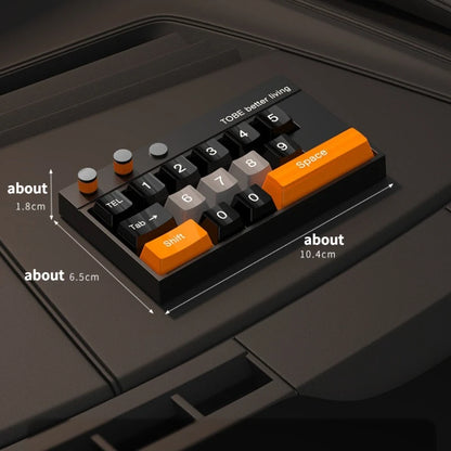 Mechanical Keyboard Style Temporary Parking Number Plate