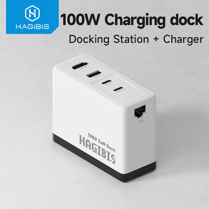 100W GaN Switch TV Dock Charger