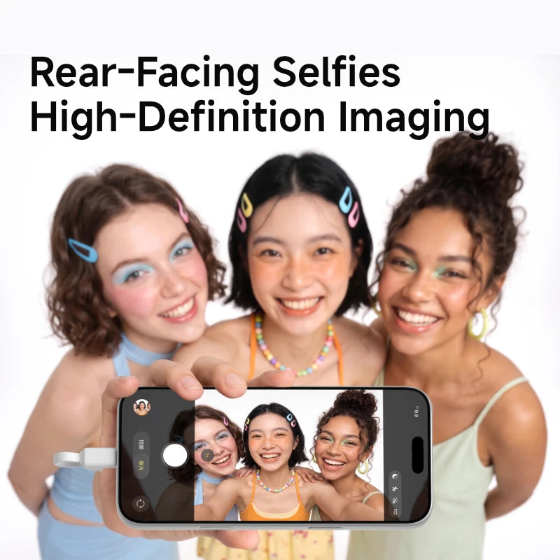 Hagibis Magnetic Selfie Monitor with LED Fill Light