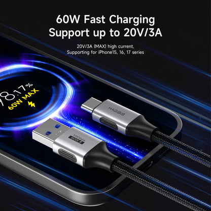 USB-A to USB-C Ultra-Soft Cable CarPlay