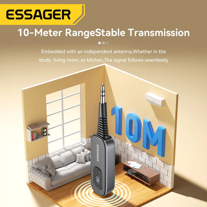 Essager Bluetooth 5.1 Transmitter & Receiver 3.5mm AUX