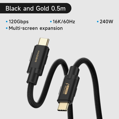Thunderbolt 5 Ultra-Soft Cable 120Gbps, 240W Power Delivery