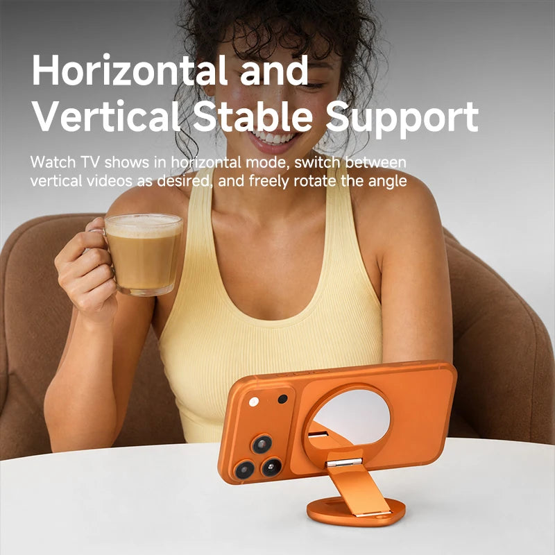 Hagibis Dual-Sided Magnetic MagSafe Phone Stand with Mirror