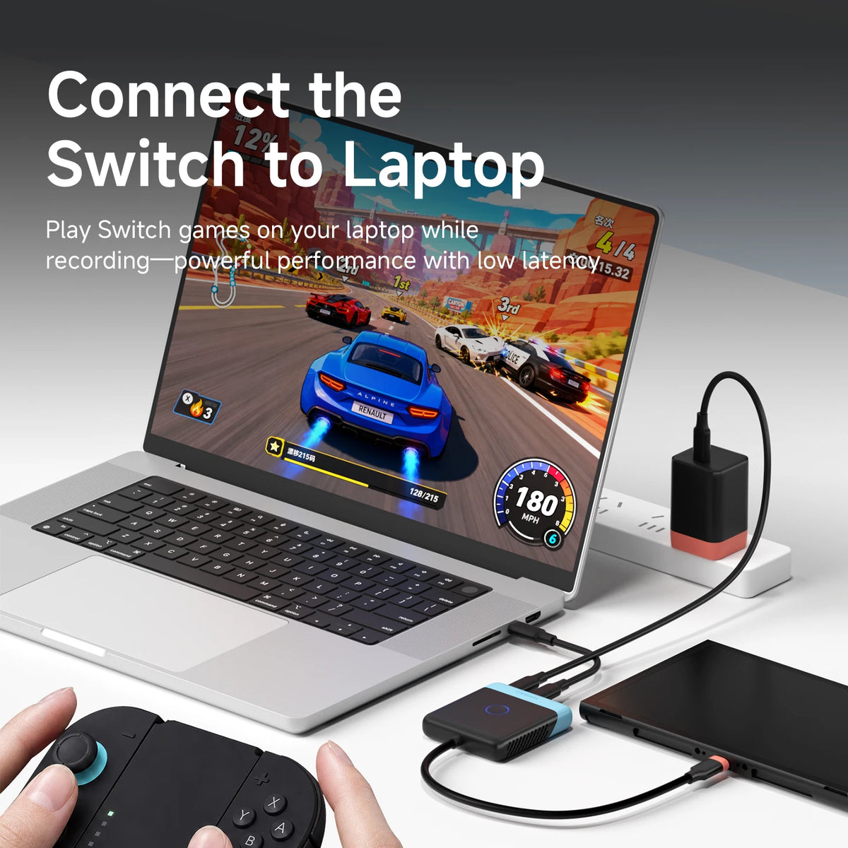 Hagibis 2-in-1 Nintendo Switch 2 Dock & Capture Card