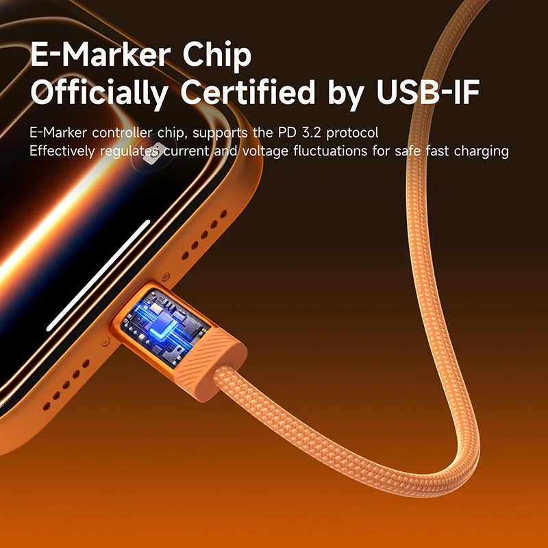 Hagibis USB4 Coaxial USB-C Cable 80Gbps 240W