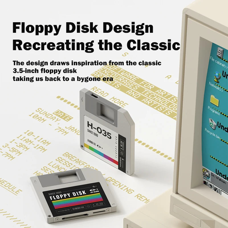 Hagibis Floppy-Style SD 4.0 USB-C Card Reader