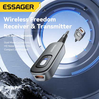 Essager Bluetooth 5.1 Transmitter & Receiver 3.5mm AUX