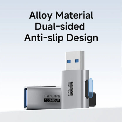 USB 3.2 90° Multi-Angle Adapter – 10Gbps 60W