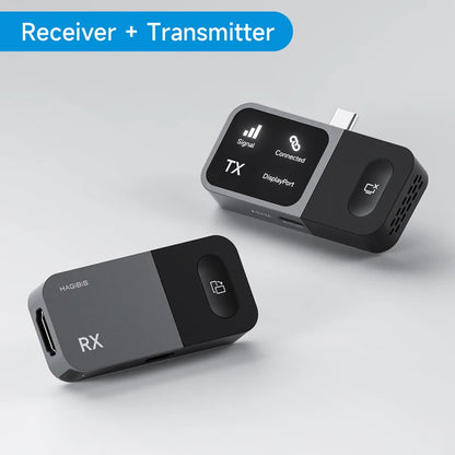 Hagibis Wireless Display Adapter USB-C Transmitter & HDMI Receiver GA10