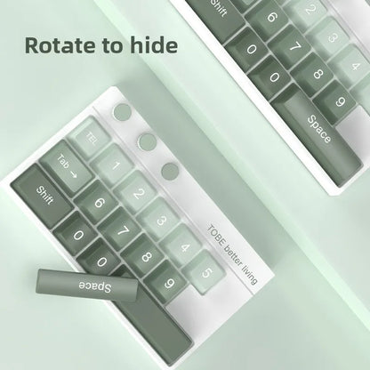 Mechanical Keyboard Style Temporary Parking Number Plate