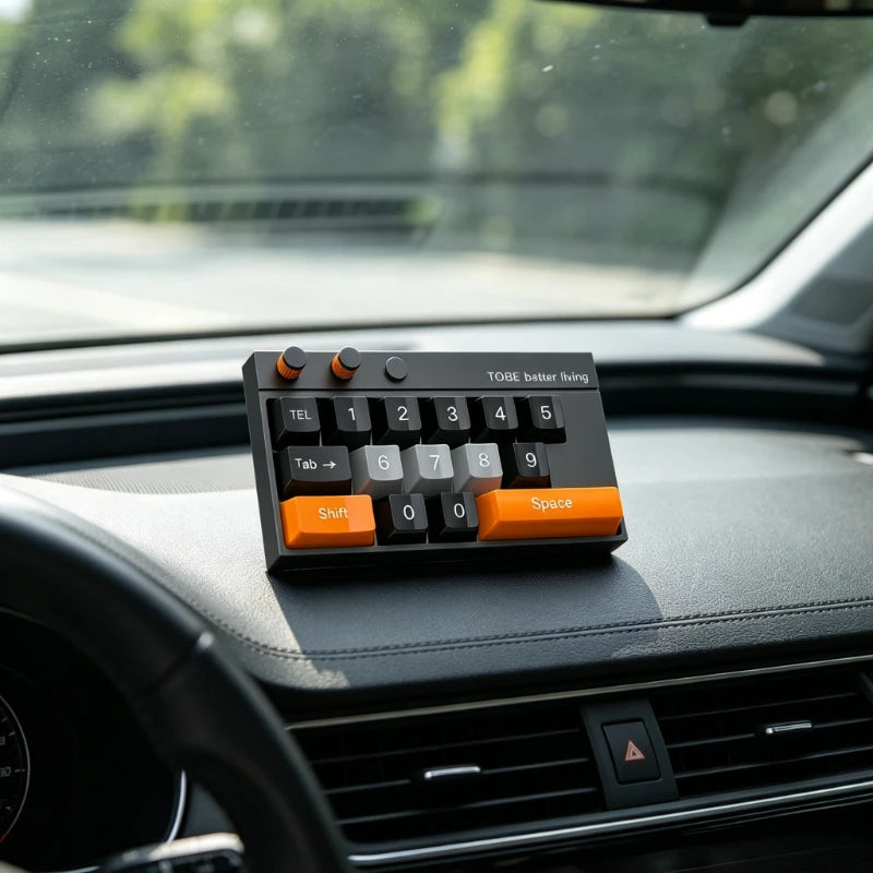 Mechanical Keyboard Style Temporary Parking Number Plate