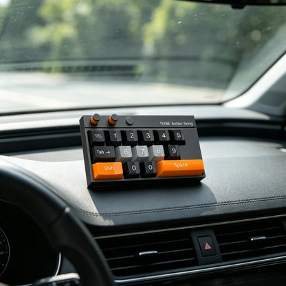 Mechanical Keyboard Style Temporary Parking Number Plate