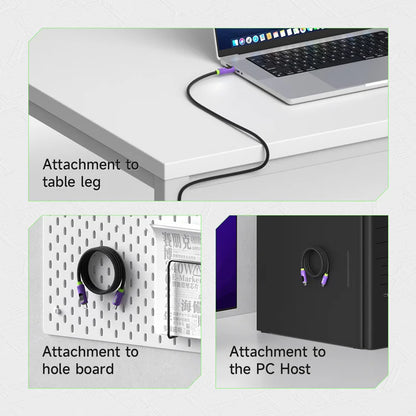 Magnetic USB C to USB C Cable With LED Display