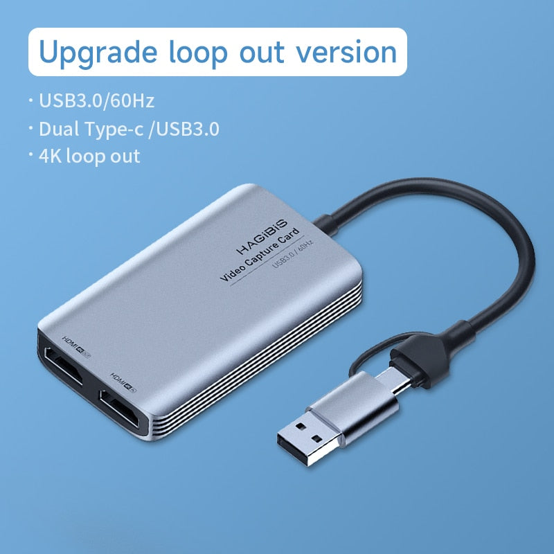 Hagibis Video Capture Cards – 4K, 1080p, OBS, Streaming – Hagibis Shop