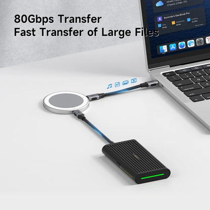 Hagibis Magnetic USB-C Adapter Ring 240W 80Gbps