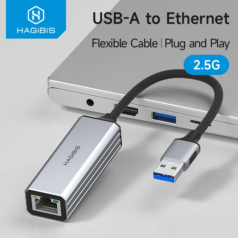 Hagibis USB-A to Ethernet Adapter 1Gbps/2.5Gbps