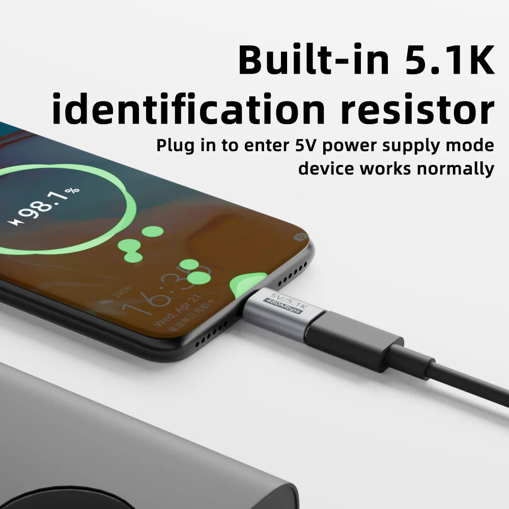 USB-C 5V Pull-Down Resistor Adapter