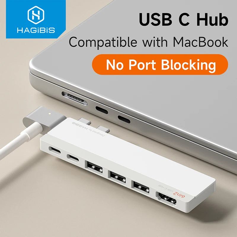 Hagibis USB-C Hub with 4K HDMI for MacBook