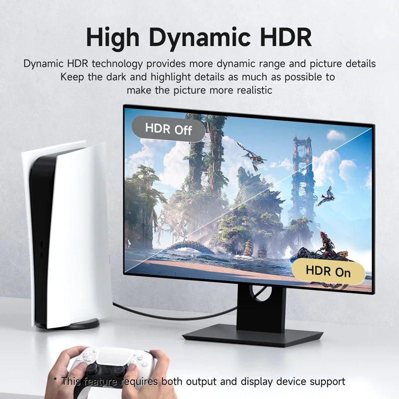 Hagibis DisplayPort 2.1 Cable 80Gbps 16K VESA Certified