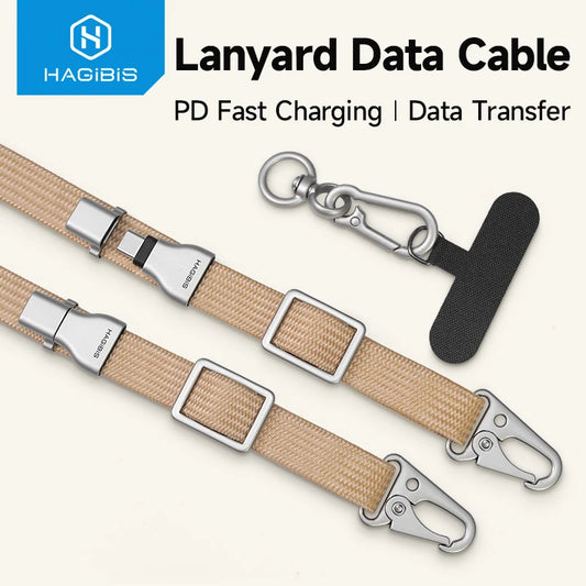 Phone Lanyard with USB C Fast Charging Cable Hagibis