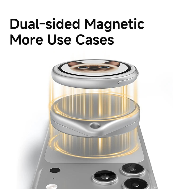 Hagibis Dual-Sided Magnetic MagSafe Phone Stand with Mirror