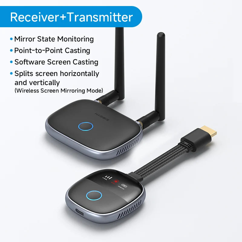 G12W Wireless HDMI Transmitter and Receiver 5.8G Dual Frequency
