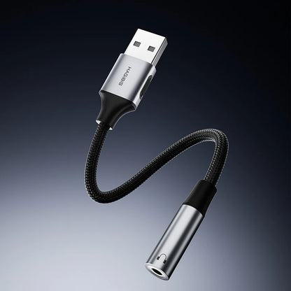 Hagibis USB-A to 3.5mm Hi-Fi DAC Adapter 32bit 384kHz
