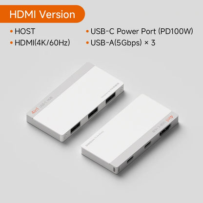 Hagibis Ultra-Slim Card-Style USB-C Hub