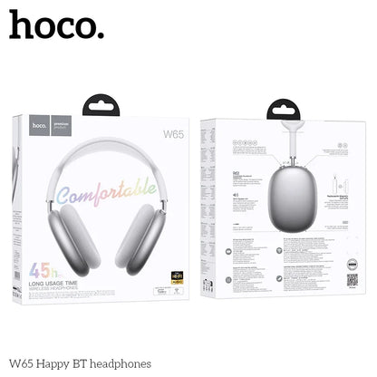 Hoco W65 Happy BT headphones packaging on a white background