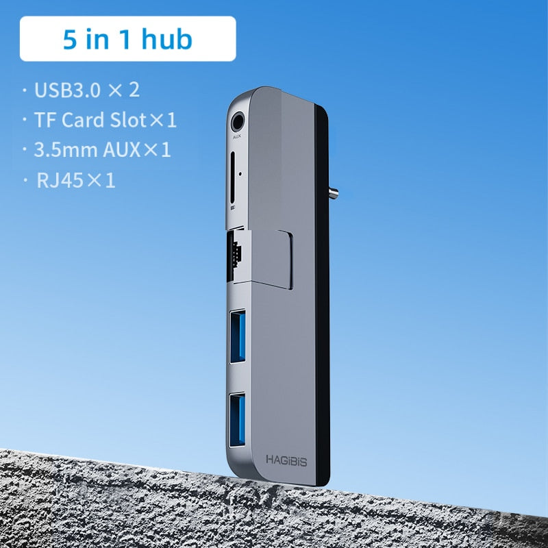 Multifunctional USB C Hub for Macbook Pro HAGIBIS