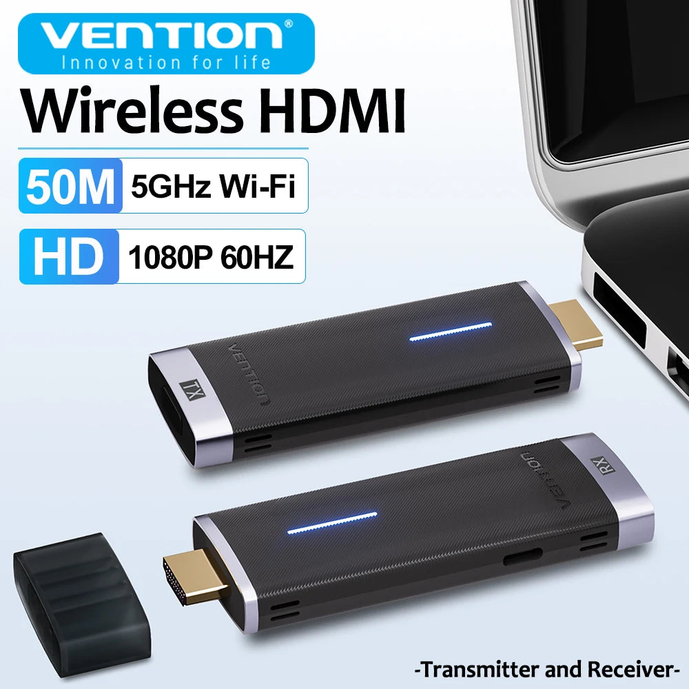VENTION ADCL0 Wireless HDMI Extender 1080P 60Hz 50m