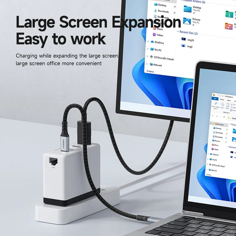 100W GaN Switch TV Dock Charger