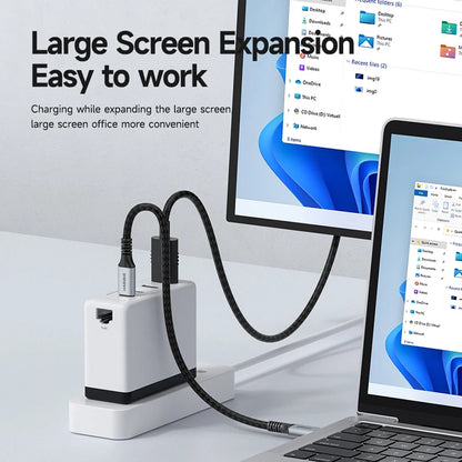 100W GaN Switch TV Dock Charger