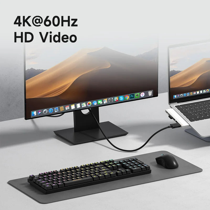 Hagibis USB-C Hub with 4K HDMI for MacBook