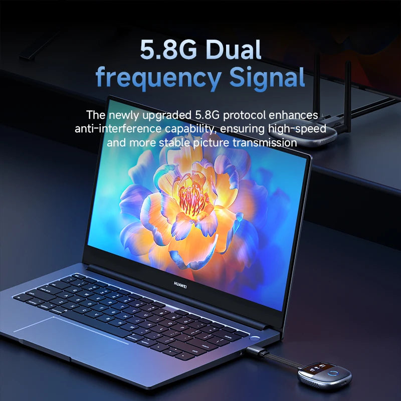 G12W Wireless HDMI Transmitter 5.8G Dual Frequency