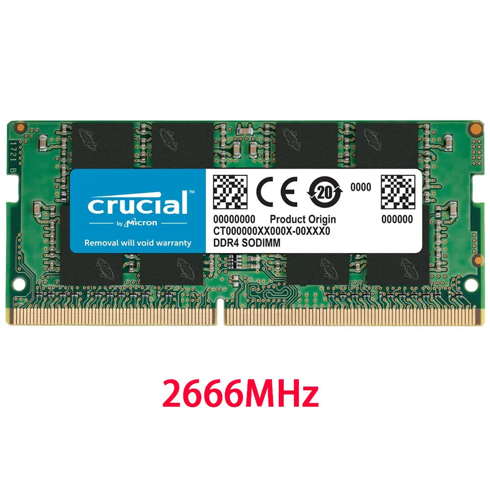 Crucial DDR4 SODIMM Laptop Memory 3200MHz
