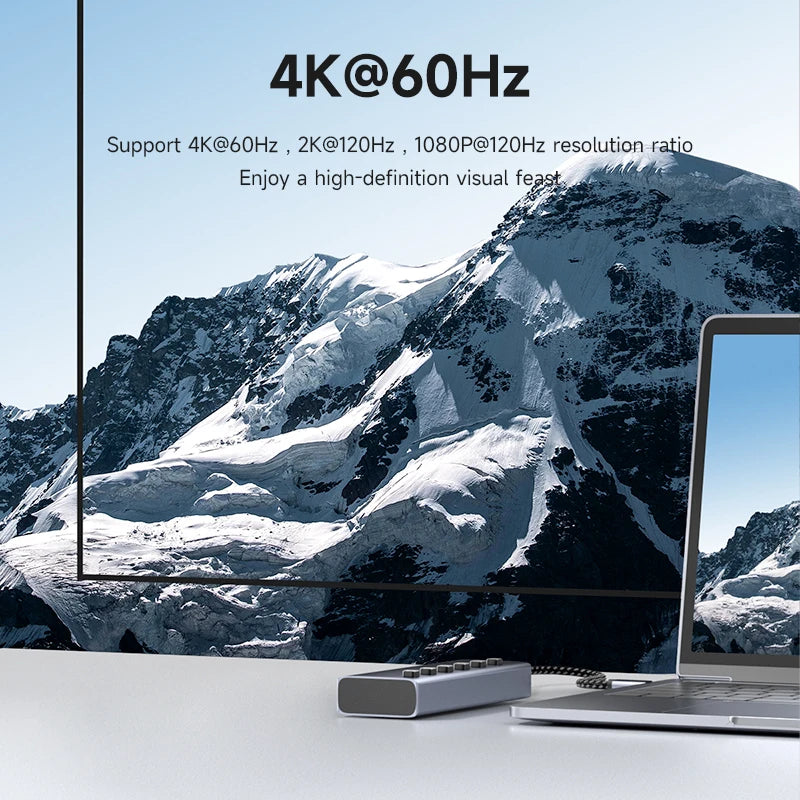 USB C Docking Station Individual ON/OFF HAGIBIS