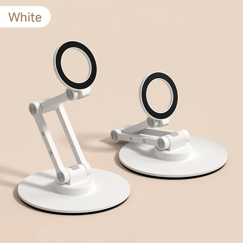Magnetic 360° Rotating Stand – Heavy Base for Phones