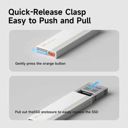 Hagibis Tool-Free M.2 NVMe SSD Enclosure 10Gbps