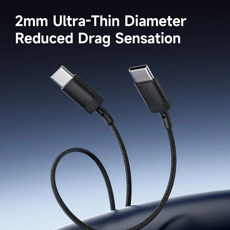 Hagibis Ultra-Fine USB-C to USB-C Cable 8K 2mm