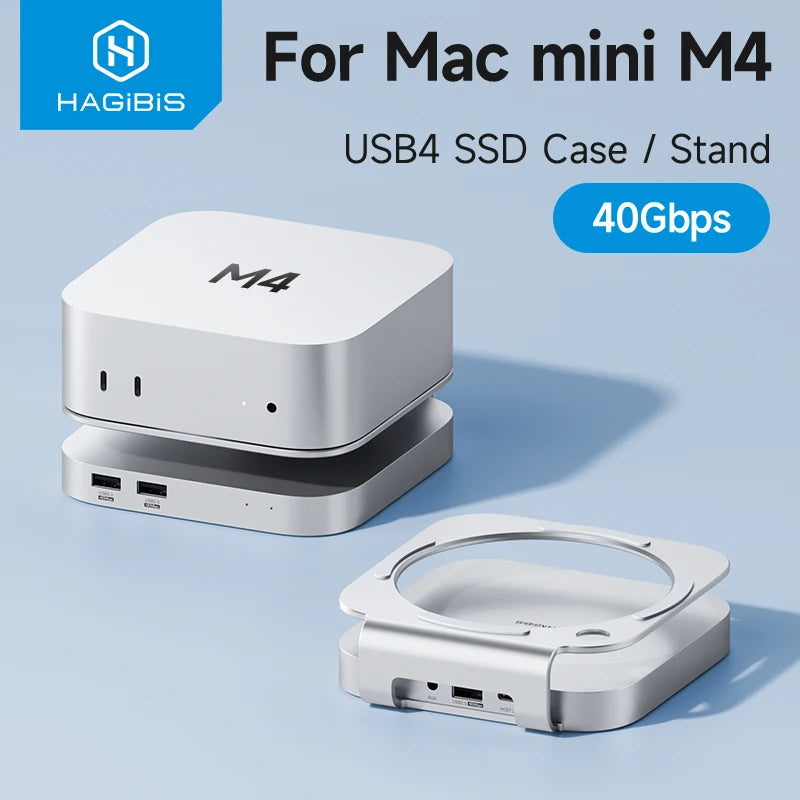 USB C Hub with USB4 Hard Drive Enclosure 40Gbps MC60 Pro