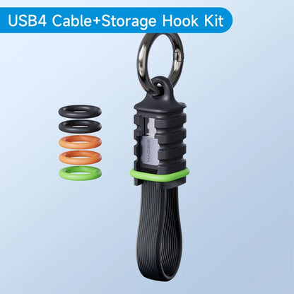 USB-C Charger Cable Portable Keychain Hagibis