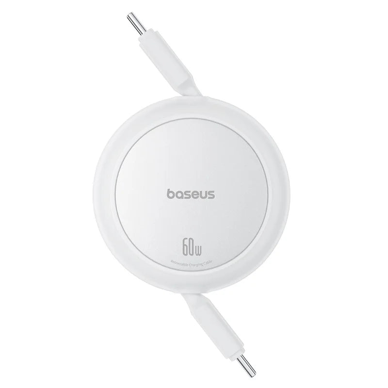 Baseus wireless charger with cable on a white background