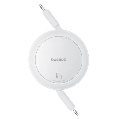 Baseus wireless charger with cable on a white background