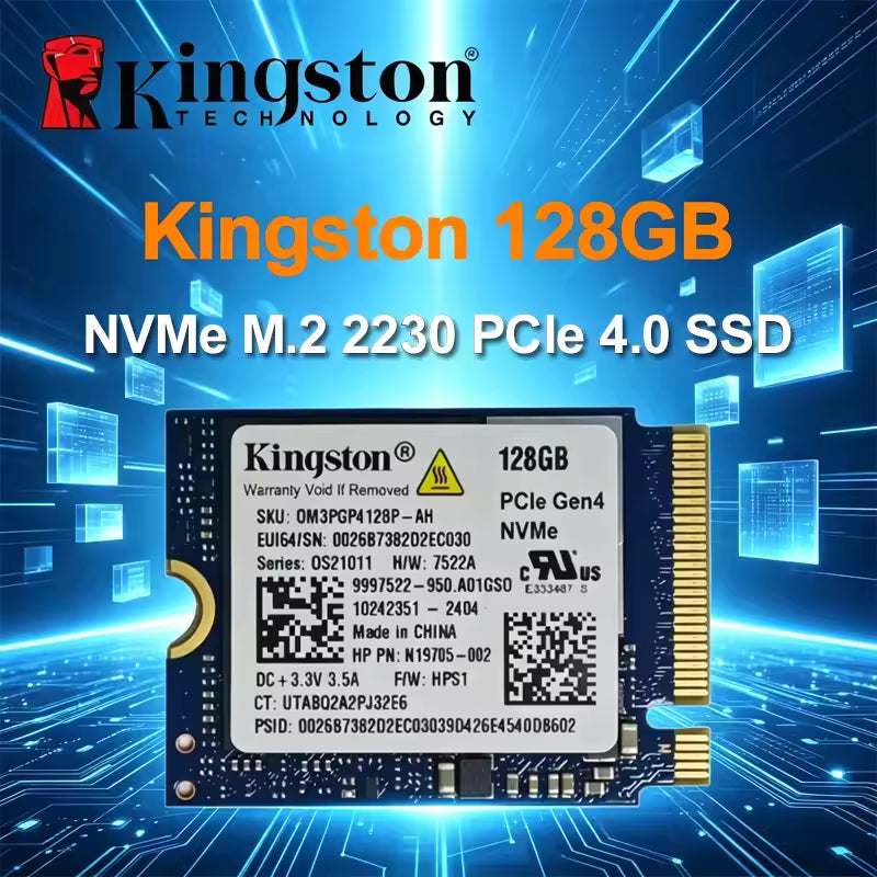 Kingston NVMe M.2 2230 PCIe 4.0 SSD 128GB