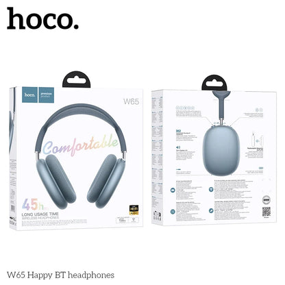 Hoco W65 Happy BT headphones packaging on a white background