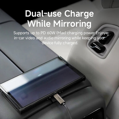 USB-C Car Screen Mirroring Cable 1080P 60Hz Video Output