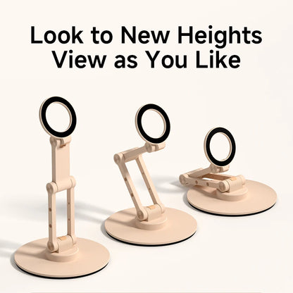 Magnetic 360° Rotating Stand – Heavy Base for Phones